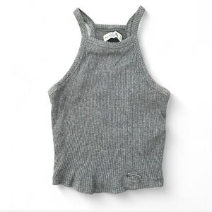 Abercrombie & Fitch Gray Ribbed Tank Top